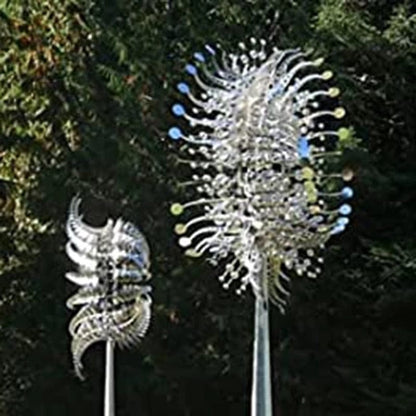 Decorative Metal Windmill Kinetic Sculpture