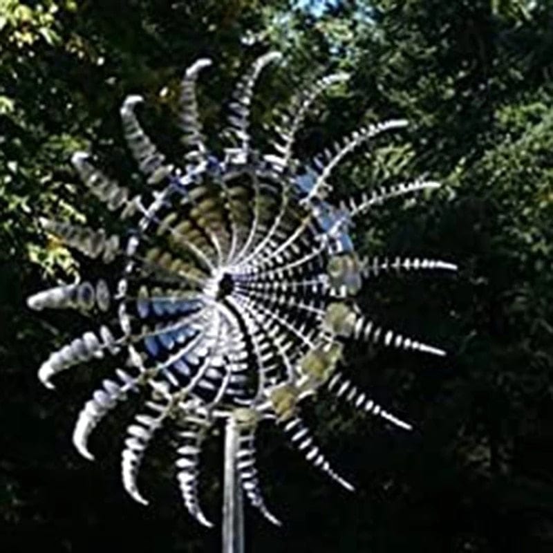 Decorative Metal Windmill Kinetic Sculpture