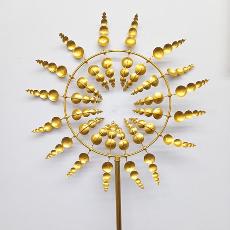 Decorative Metal Windmill Kinetic Sculpture