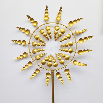 Decorative Metal Windmill Kinetic Sculpture
