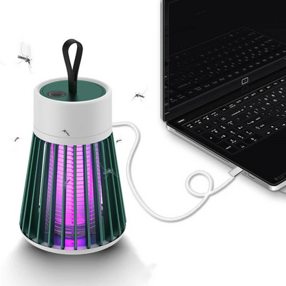 Portable LED Camping Light with Bug Guard and USB Charger