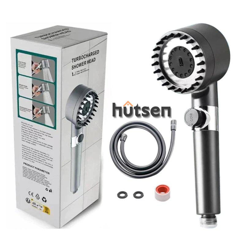 Relaxing 4-in-1 Shower Head for Soft Skin