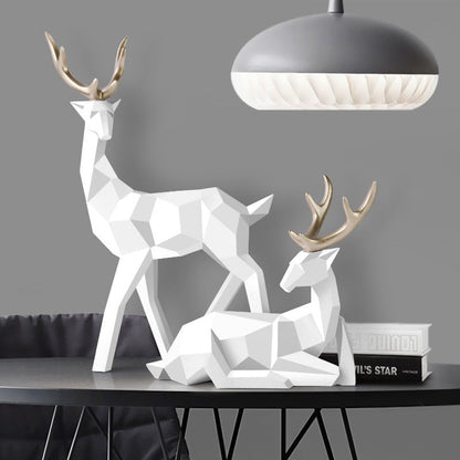 Deer Statue Figurine Decoration