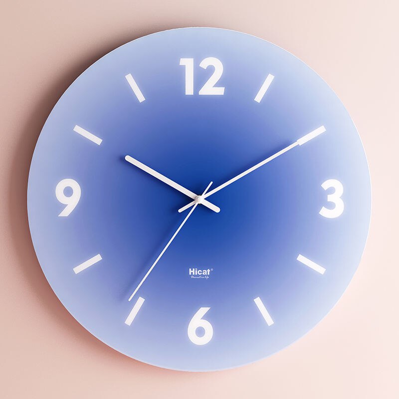 Simple Round Colorful Wall Clock
