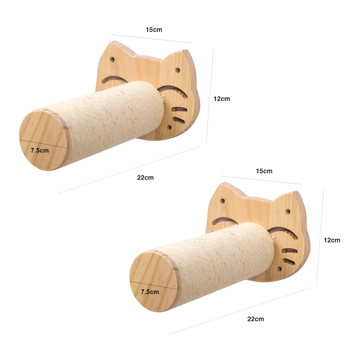 Cat Tower Shelf with Scratch Post