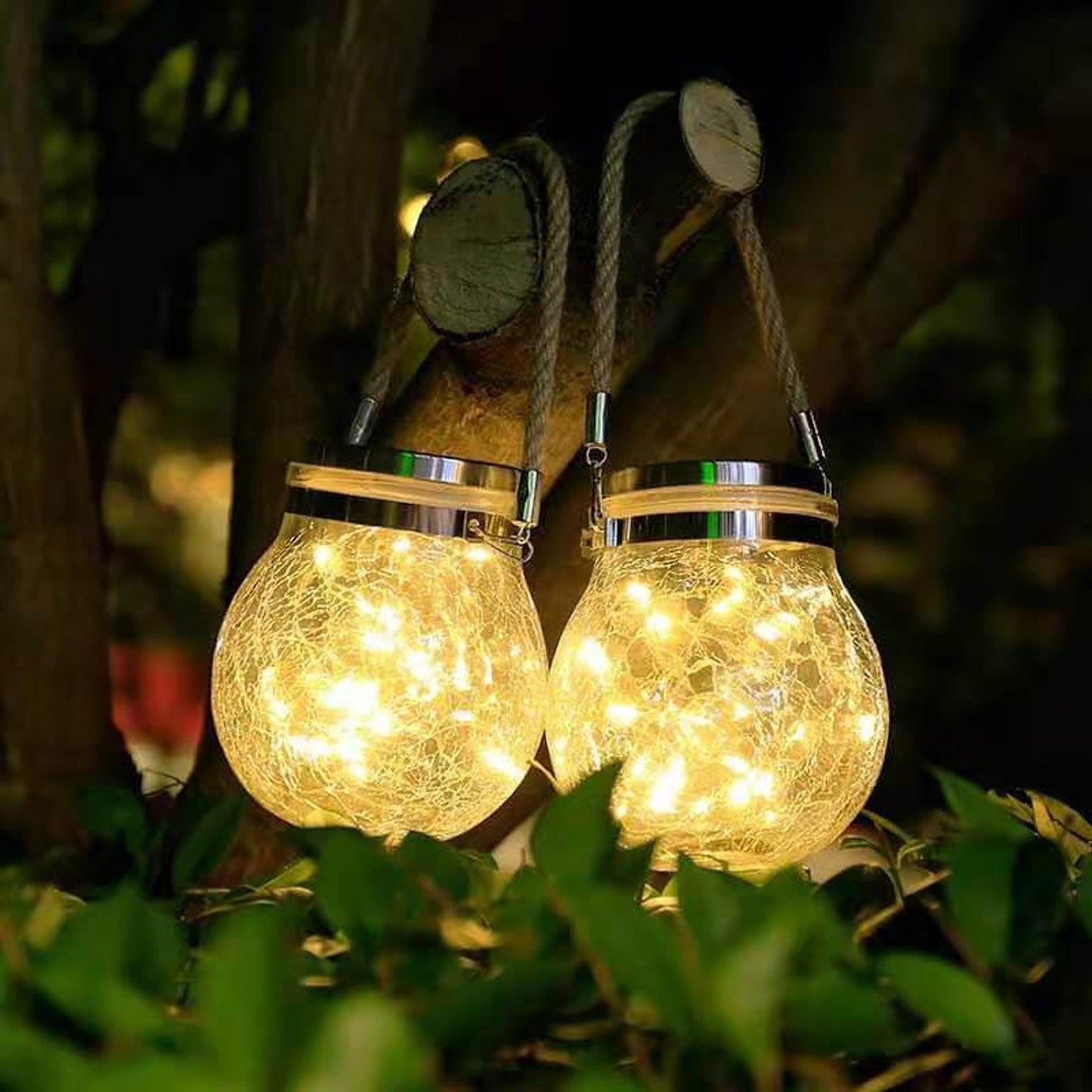 Bright Solar Powered Garden Lamp