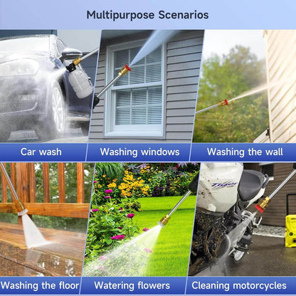 Portable Power Washer with Rechargeable Batteries