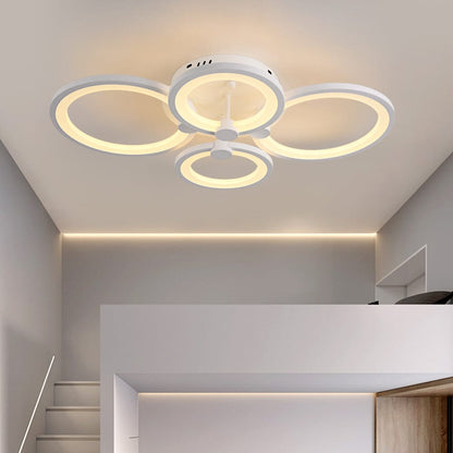 Stylish Round LED Ceiling Light with Remote Control