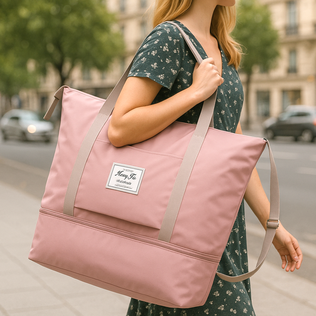 Large Folding Travel Duffel Bag - Luxicro