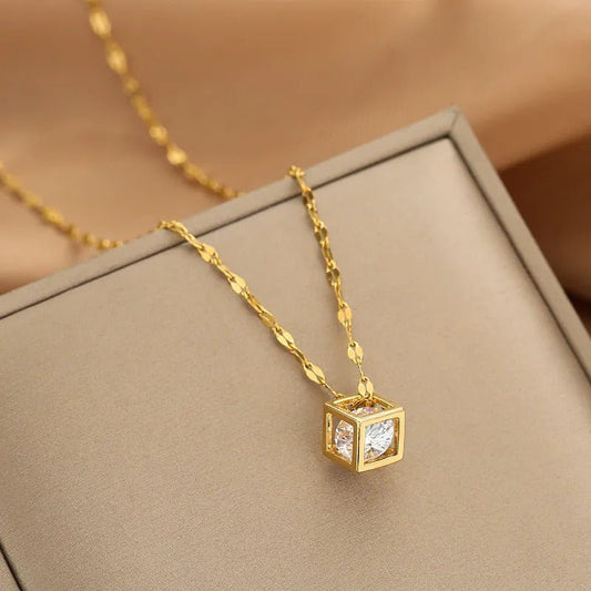 Dainty Small Link Necklace Set - Luxicro
