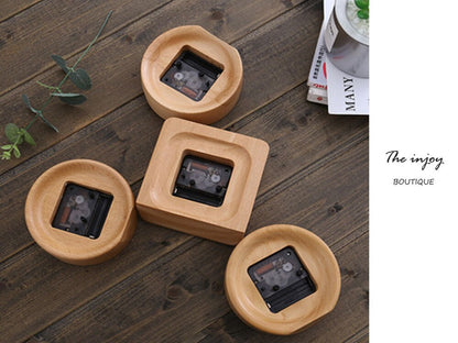 Simple Wooden Digital Alarm Clock for Bedroom