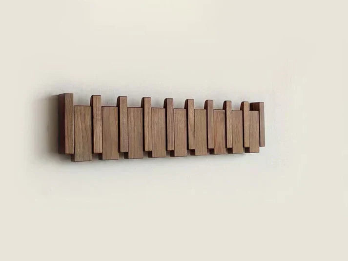 Rustic Wood Coat Hook Rack Hanger