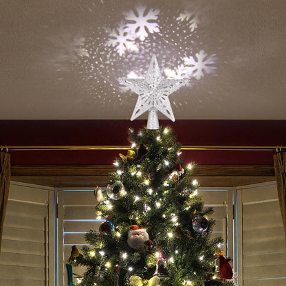 Vibrant LED Icicle Tree Topper