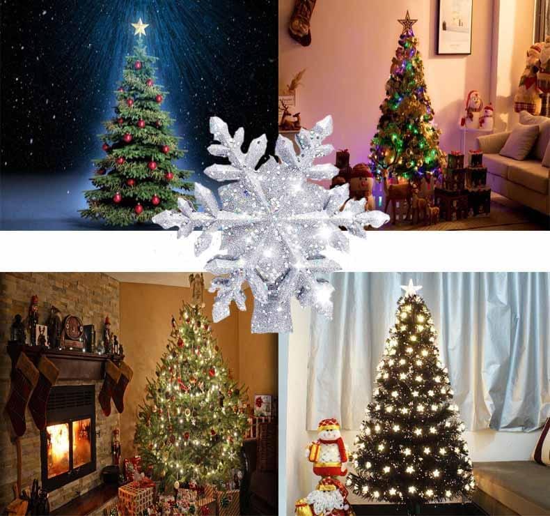Vibrant LED Icicle Tree Topper
