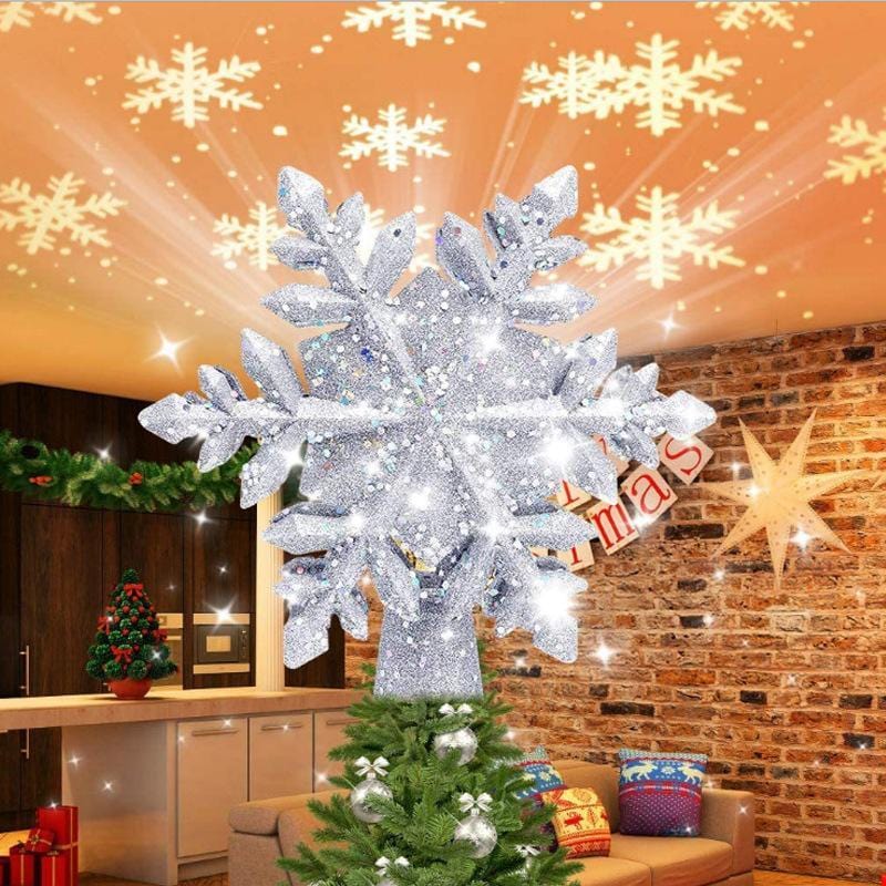 Vibrant LED Icicle Tree Topper