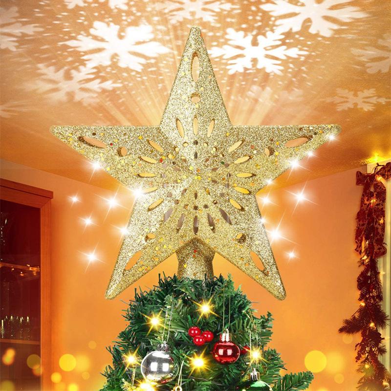 Vibrant LED Icicle Tree Topper