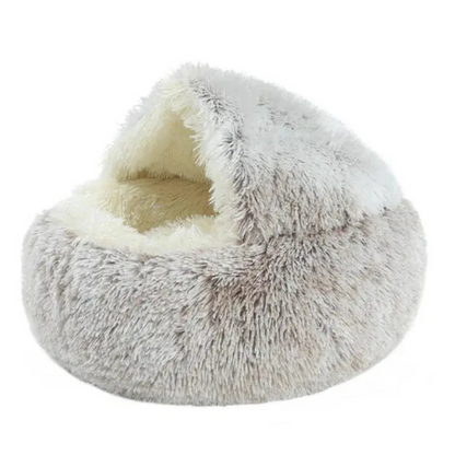 Cozy Pet Plush Hideaway Dog Bed