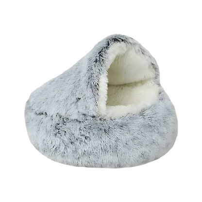 Cozy Pet Plush Hideaway Dog Bed
