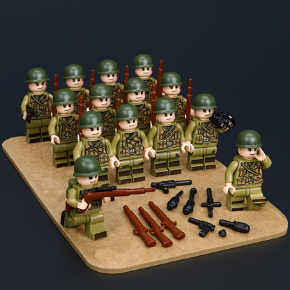 Action Army Construction Brick Toy Set