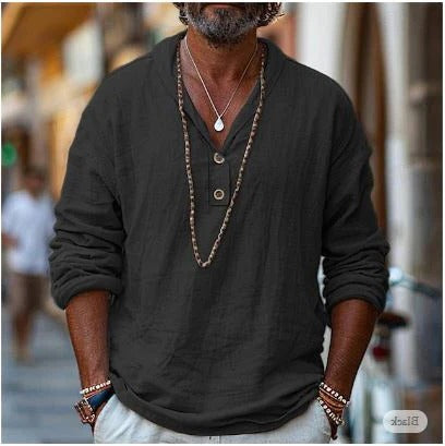 Relaxed Fit Casual Button Down Shirt
