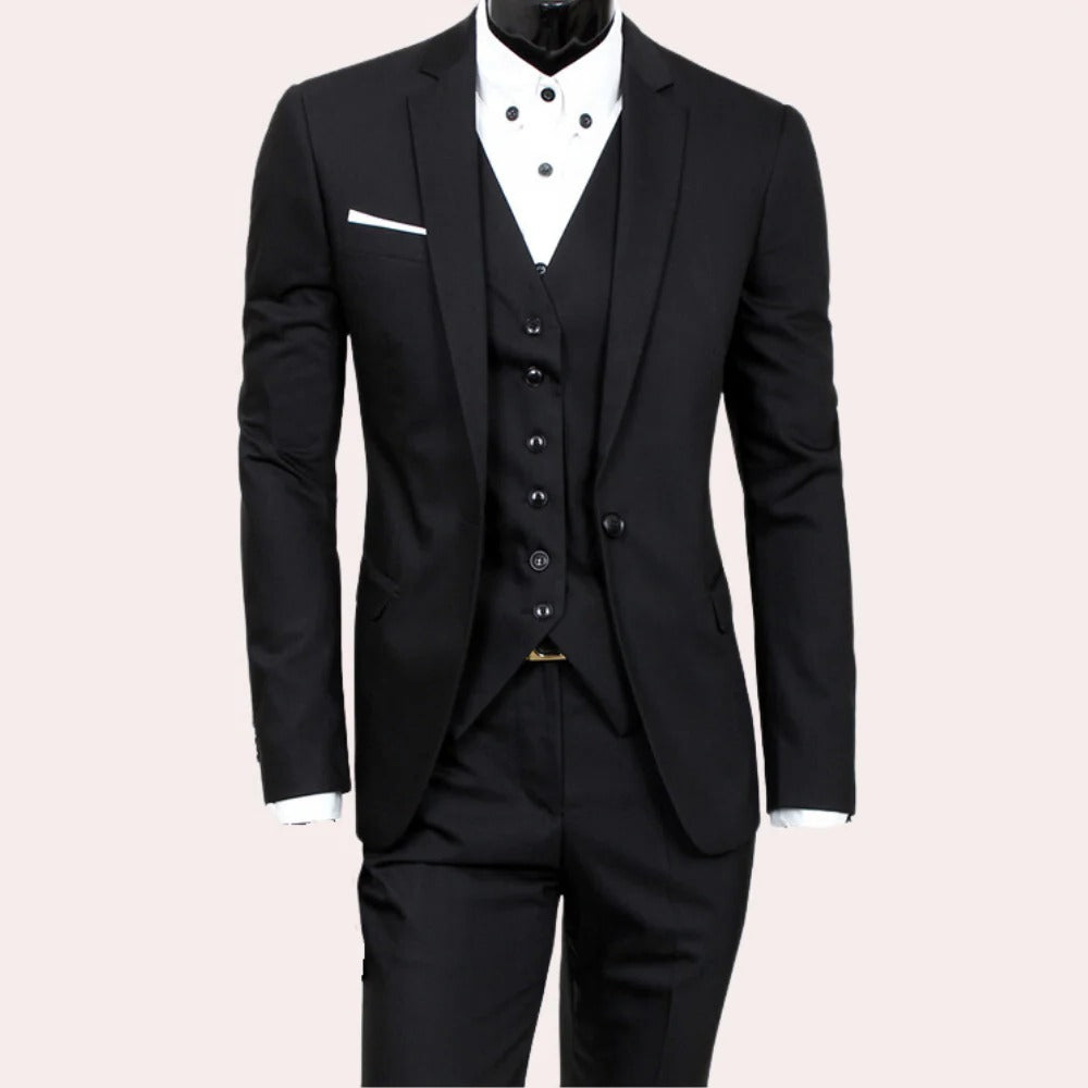 Classic Mens Three Piece Suit - Luxicro