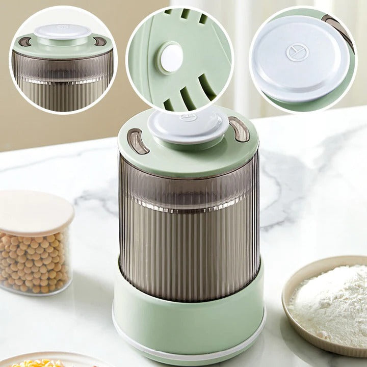 Compact 2-Level Electric Grain Mill - Luxicro