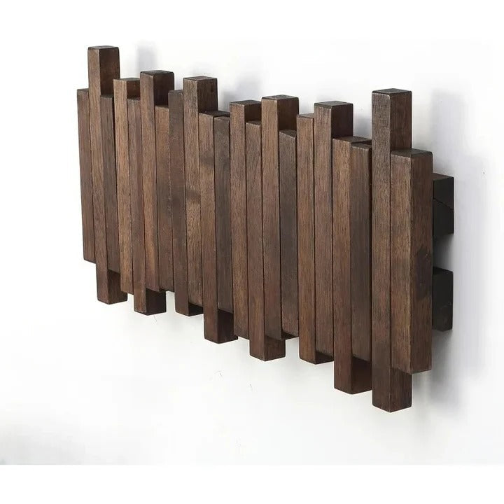 Country Wood Wall Coat Rack