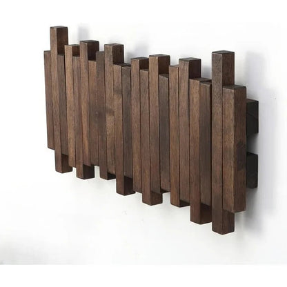 Country Wood Wall Coat Rack