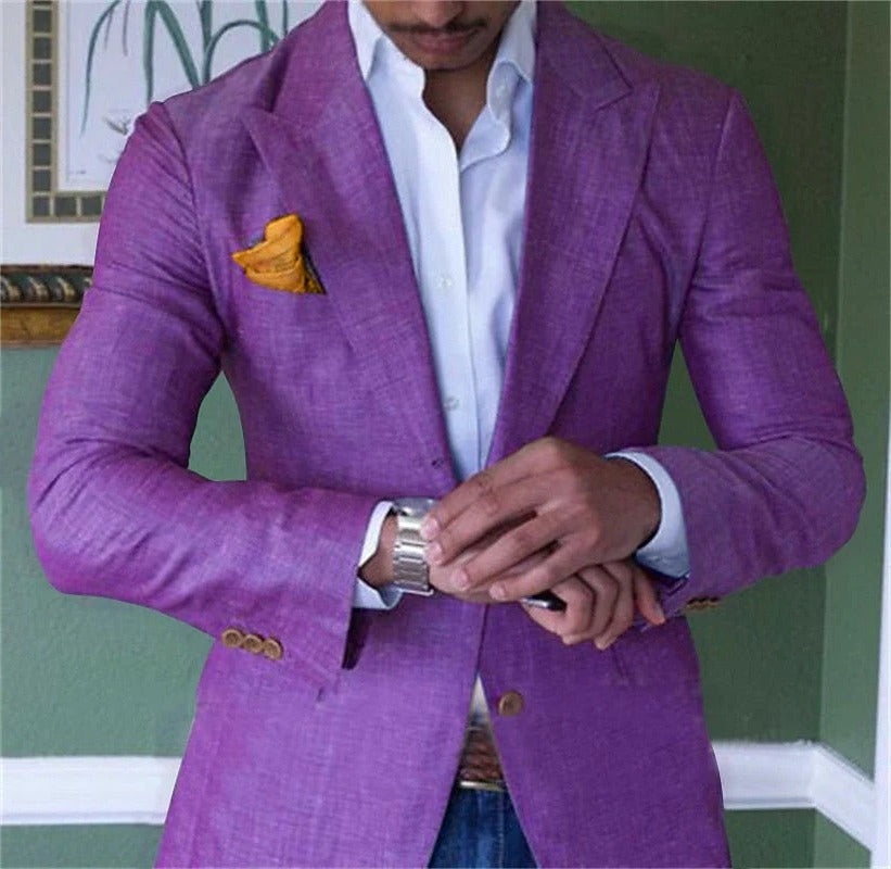 Slim Fit Business Suit Jacket