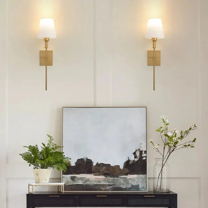 Bright LED Wireless Wall Lamp Set of 2