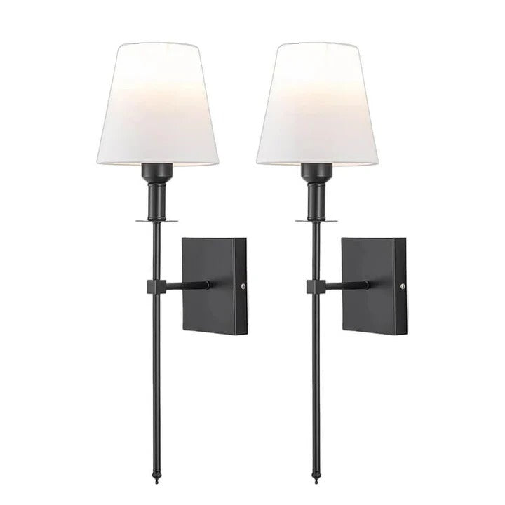 Bright LED Wireless Wall Lamp Set of 2 - Luxicro