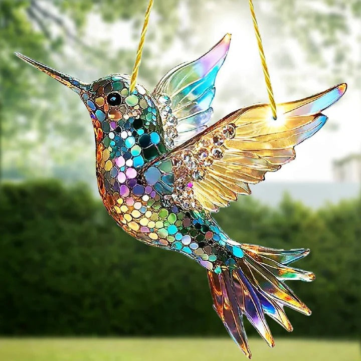 Colorful Bird Window Decoration - Luxicro