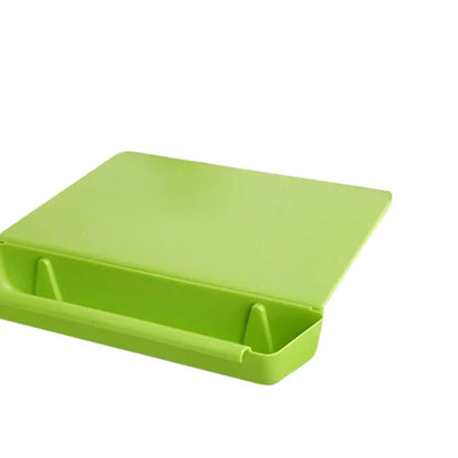 2-in-1 Wooden Chopping Board with Storage Tray