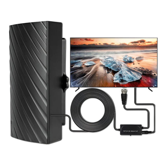 Amplified HD TV Indoor Outdoor Antenna - Luxicro