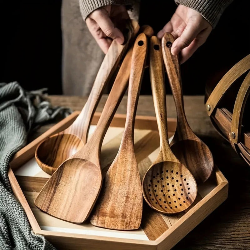 Essential 5-Piece Cooking Tool Set - Luxicro