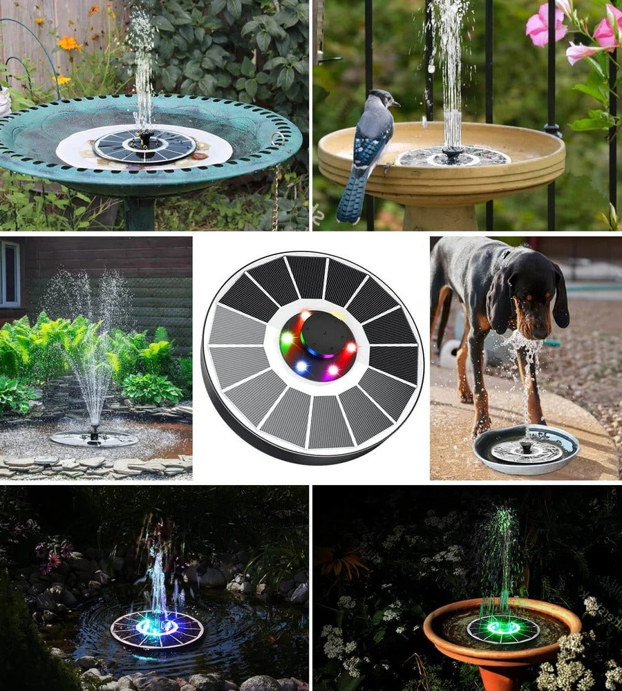 Sunny Garden Solar Water Feature