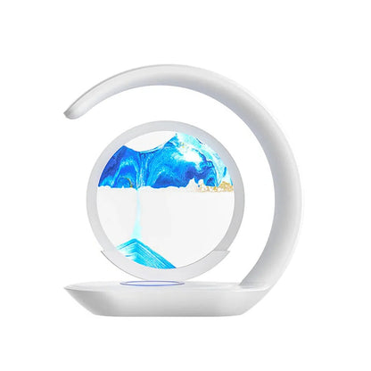 Colorful LED Desk Lamp with Built-in Phone Charger