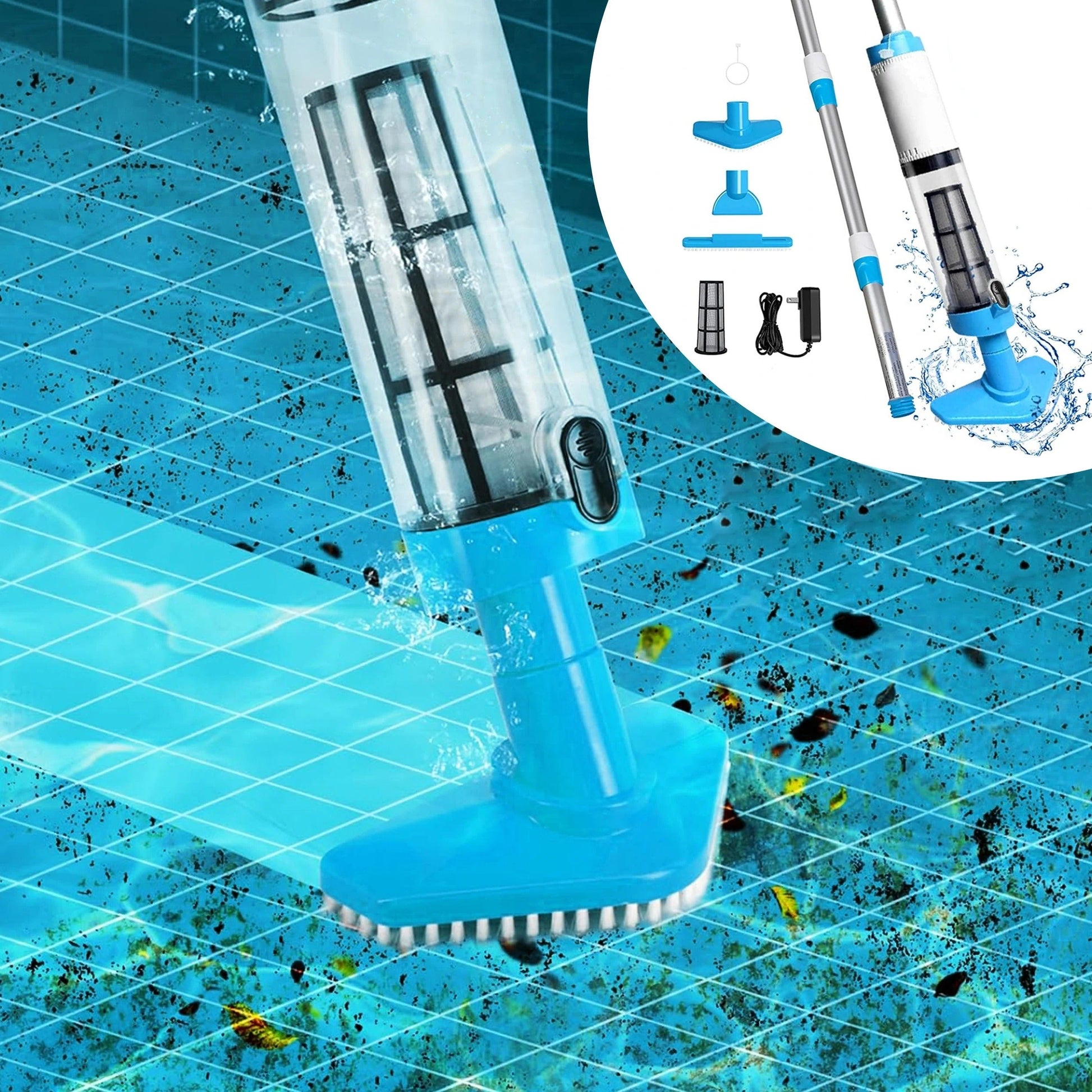Wireless Automatic Pool Vacuum - Luxicro