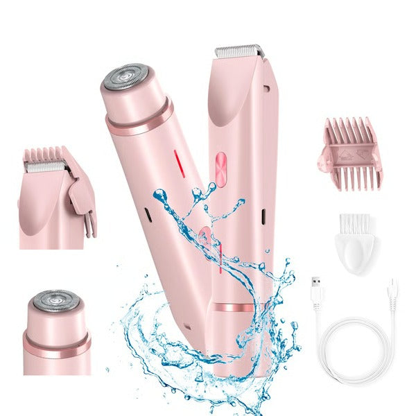 Lady's Wet Dry Razor & Bikini Trimmer - Luxicro