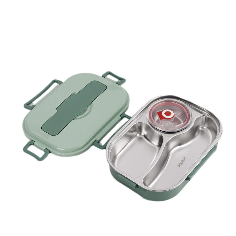 Insulated Food Container with 4 Spill Proof Sections
