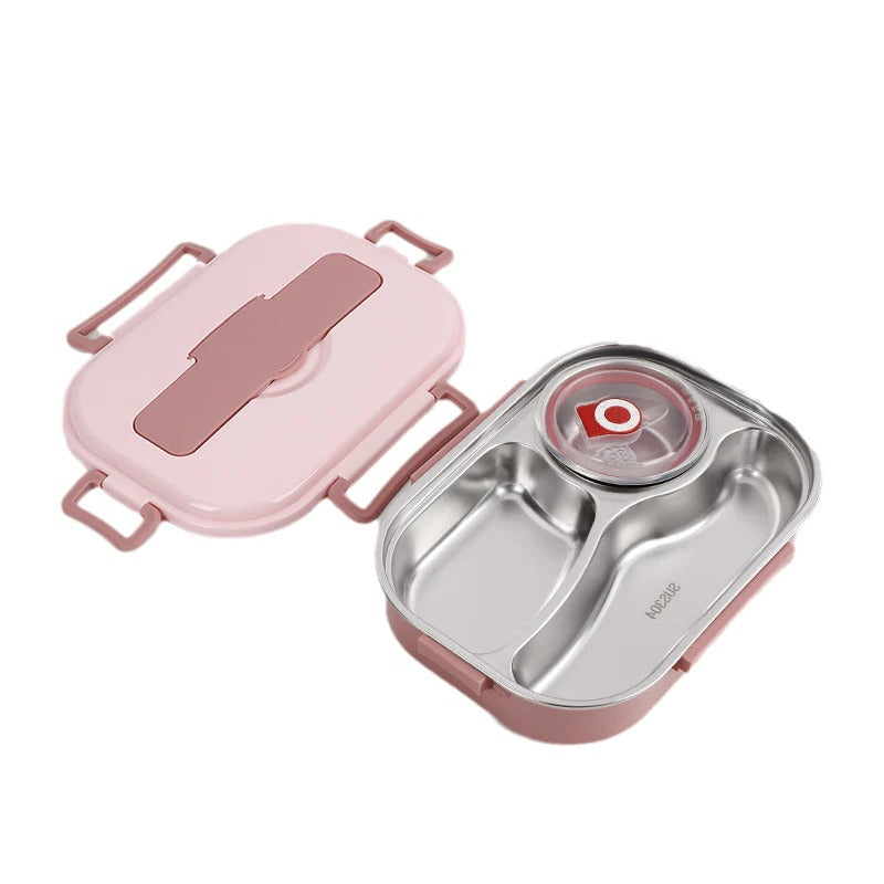 Insulated Food Container with 4 Spill Proof Sections
