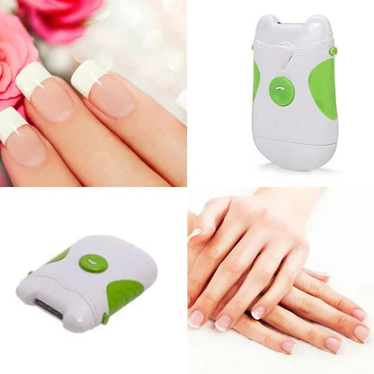 Portable Electric Nail Clipper with LED Light