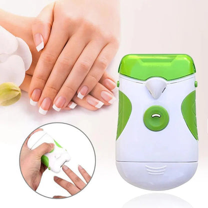 Portable Electric Nail Clipper with LED Light - Luxicro