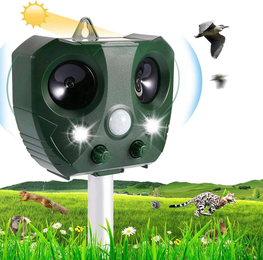Effective Bird Repellent Ultrasonic Pest Deterrent - Luxicro