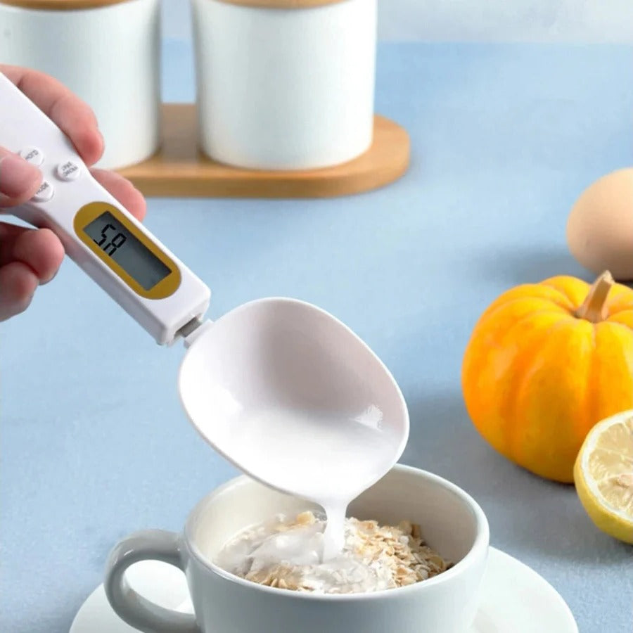 Accurate Kitchen Scale Measuring Spoon for Easy Cooking - Luxicro