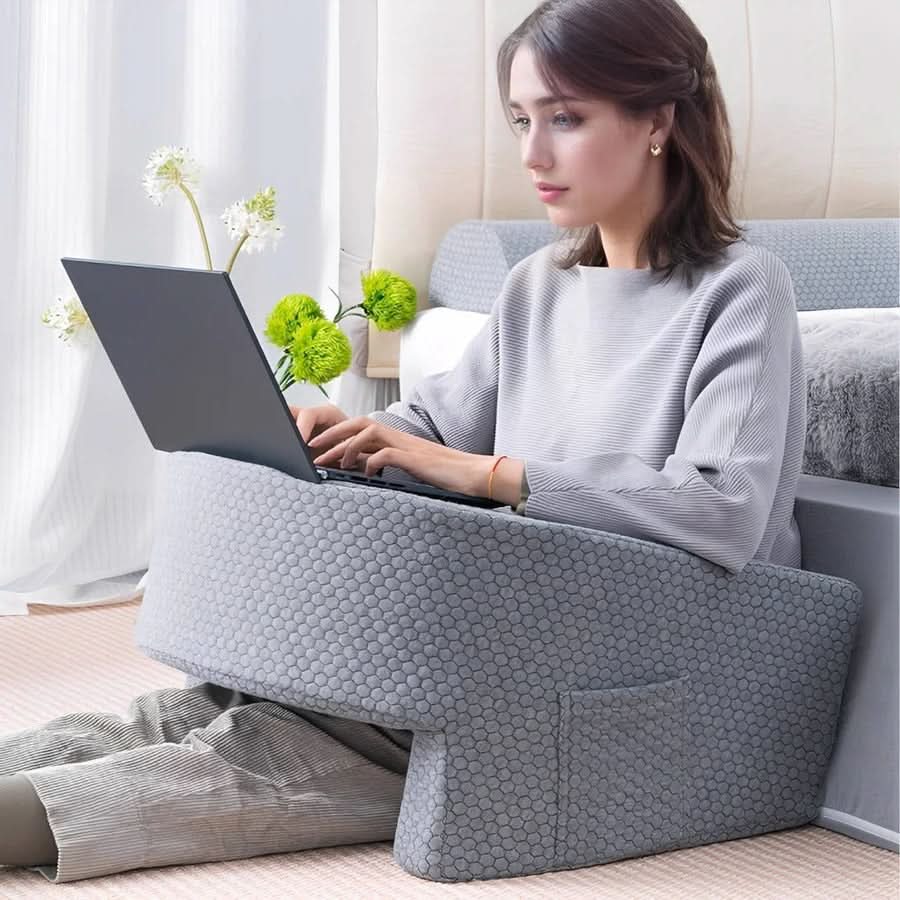 Comfortable Reading Pillow with Arm and Back Rest - Luxicro