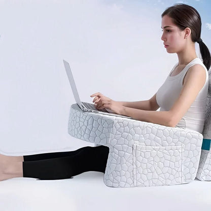 Comfortable Reading Pillow with Arm and Back Rest