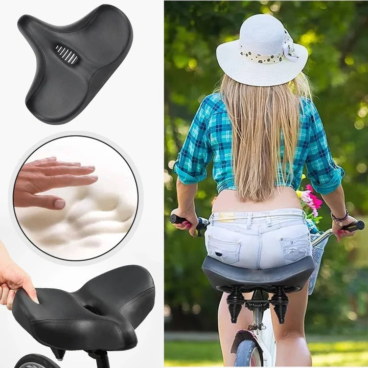 Cushion Comfortable Bicycle Seat for Cycling - Luxicro