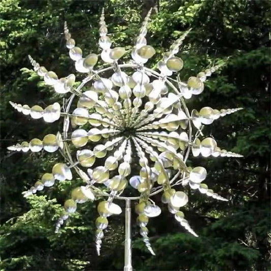 Big Solar Wind Catcher, Outdoor Metal Decor Sculpture - Luxicro