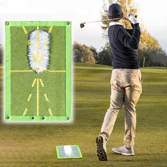 Accurate Golf Swing Trainer Mat for Better Alignment - Luxicro